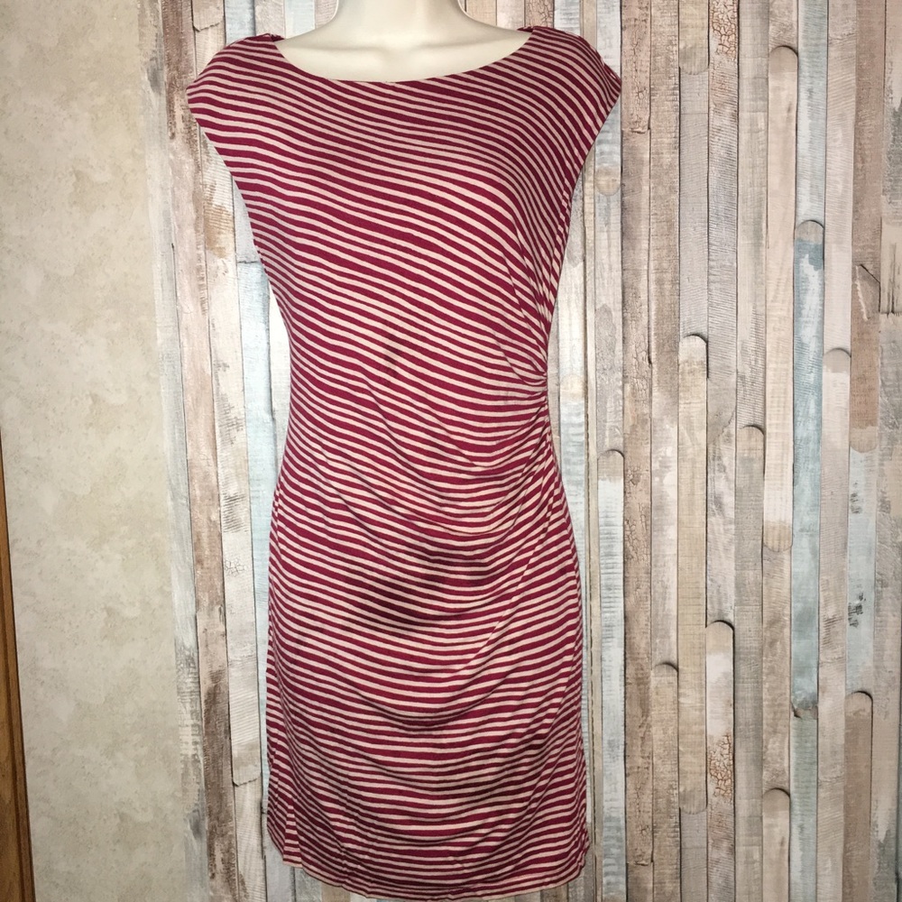 Ann Taylor striped layered/lined dress - MP