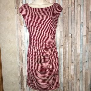 Ann Taylor striped layered/lined dress - MP