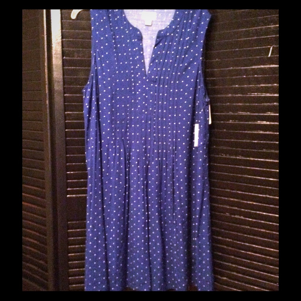 Royal blue tunic dress