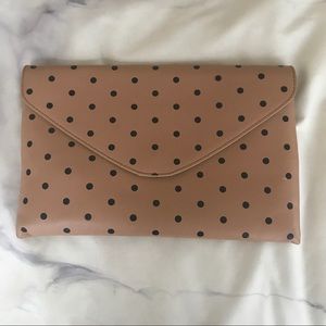J. Crew Polka Dot Envelope Purse