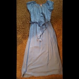DOWN EAST OUTFITTERS LONG BLUE BELL DRESS
