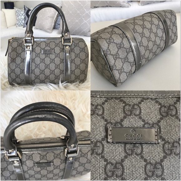 🔴SOLD🔴GUCCI GG Coated Canvas Joy Boston Bag - Picture 4 of 8