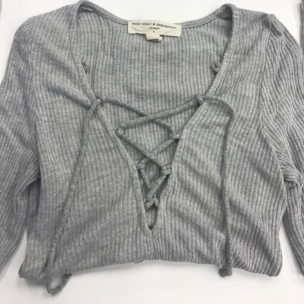 Project Social T tie front shirt