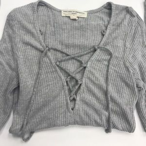 Project Social T tie front shirt