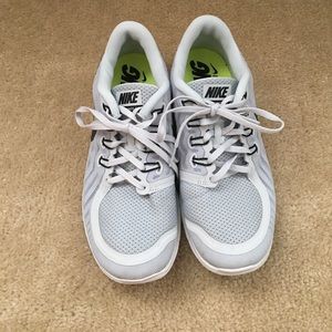 Gray Nike Free Runs 5.0