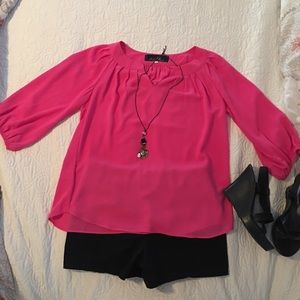 Francesca's Pink size Sm Shirt