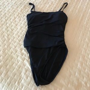 LaBlanca Island Goddess swimsuit in navy