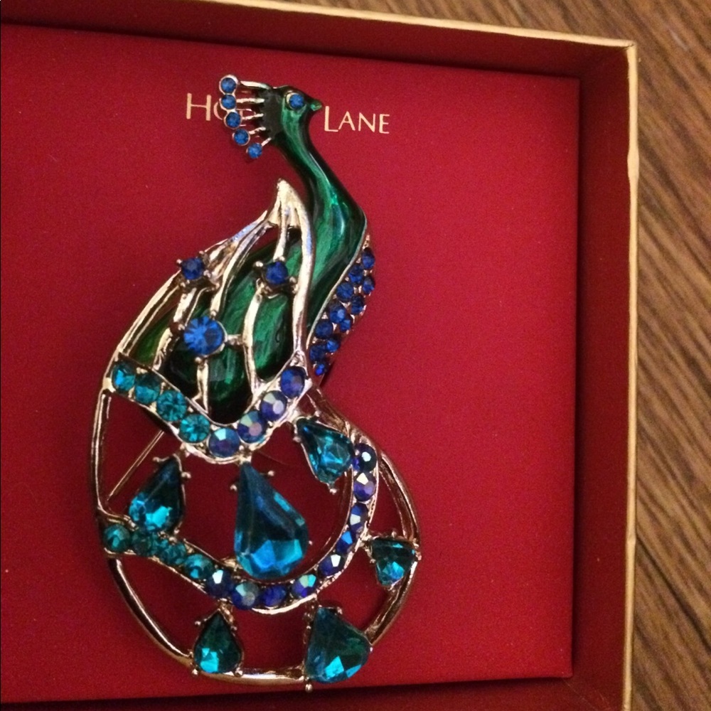 Peacock broach
