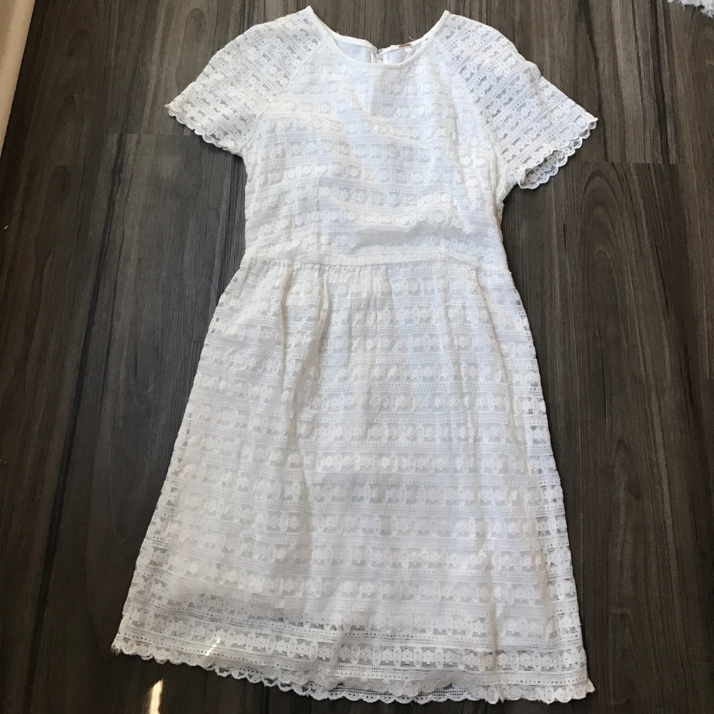 Free People White Lace Dress