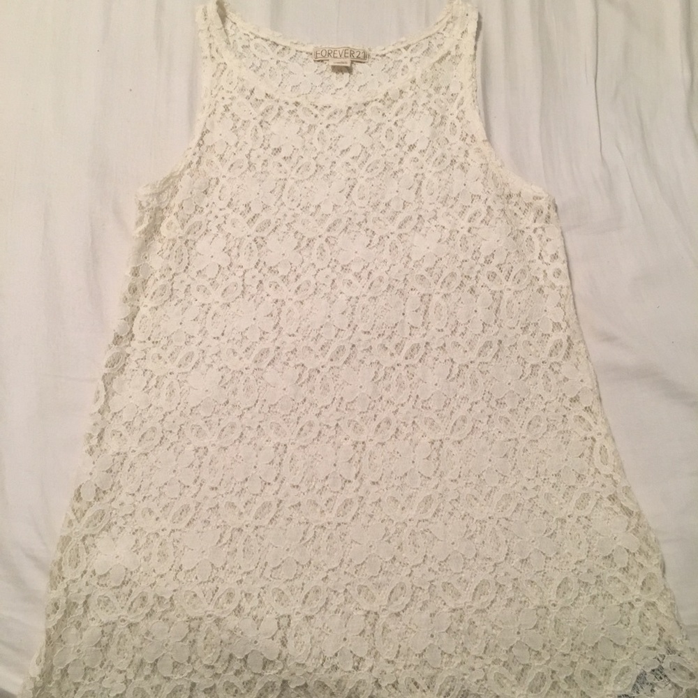 White Lace Top