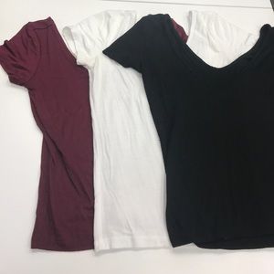 Set of 3 Express One Eleven Crop Tops
