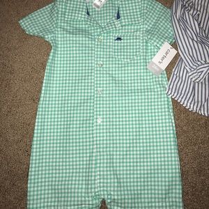 Carters Button Up Onsie