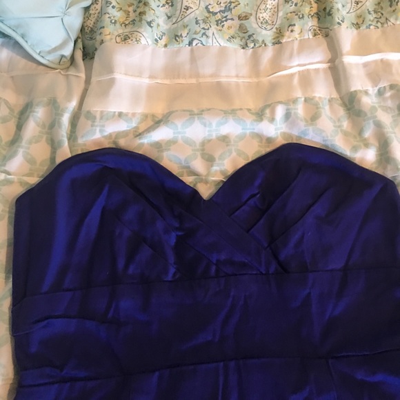 Purple strapless cocktail dress size small - Picture 2 of 4
