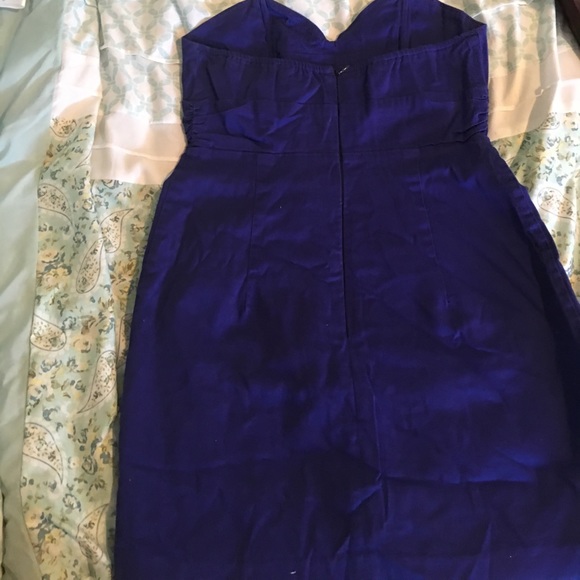 Purple strapless cocktail dress size small - Picture 3 of 4