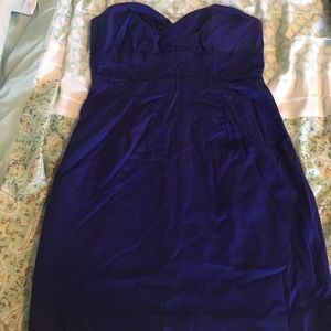 Purple strapless cocktail dress size small