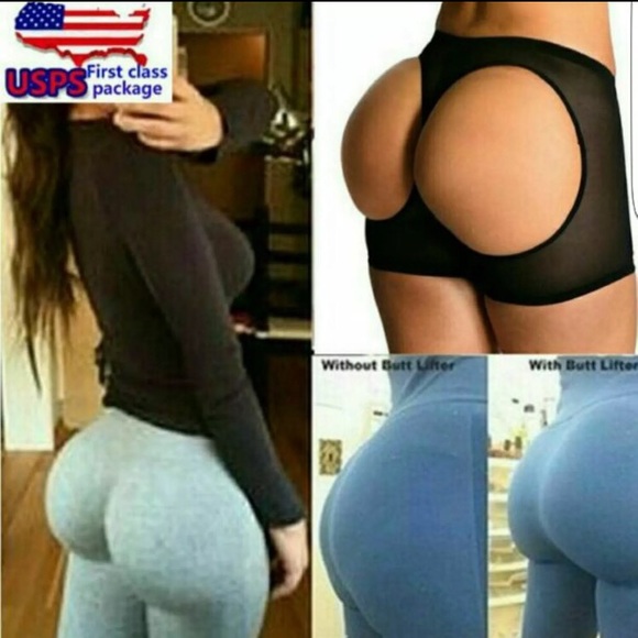 BLACK SHORT BUTT LIFTER SHAPER CONTROL - Picture 4 of 4