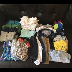 Boys 0-3 clothes 40 items!!