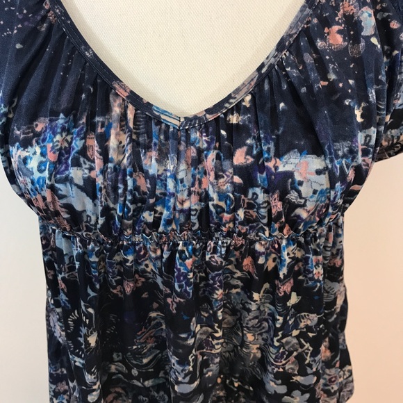 Free People V neck Printed blouse - Picture 2 of 5