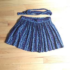 Forever 21 patterned skirt