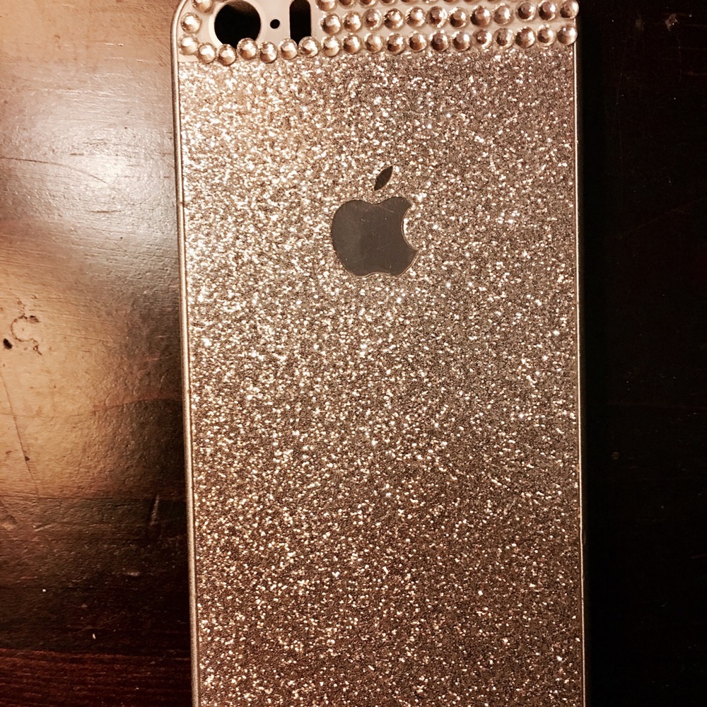 Silver bling iPhone 5 5s case