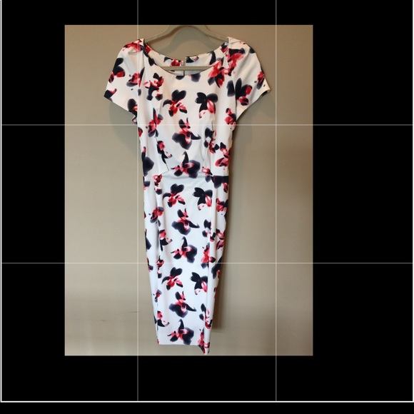 Carolina Herrera floral dress w pockets - Picture 4 of 4