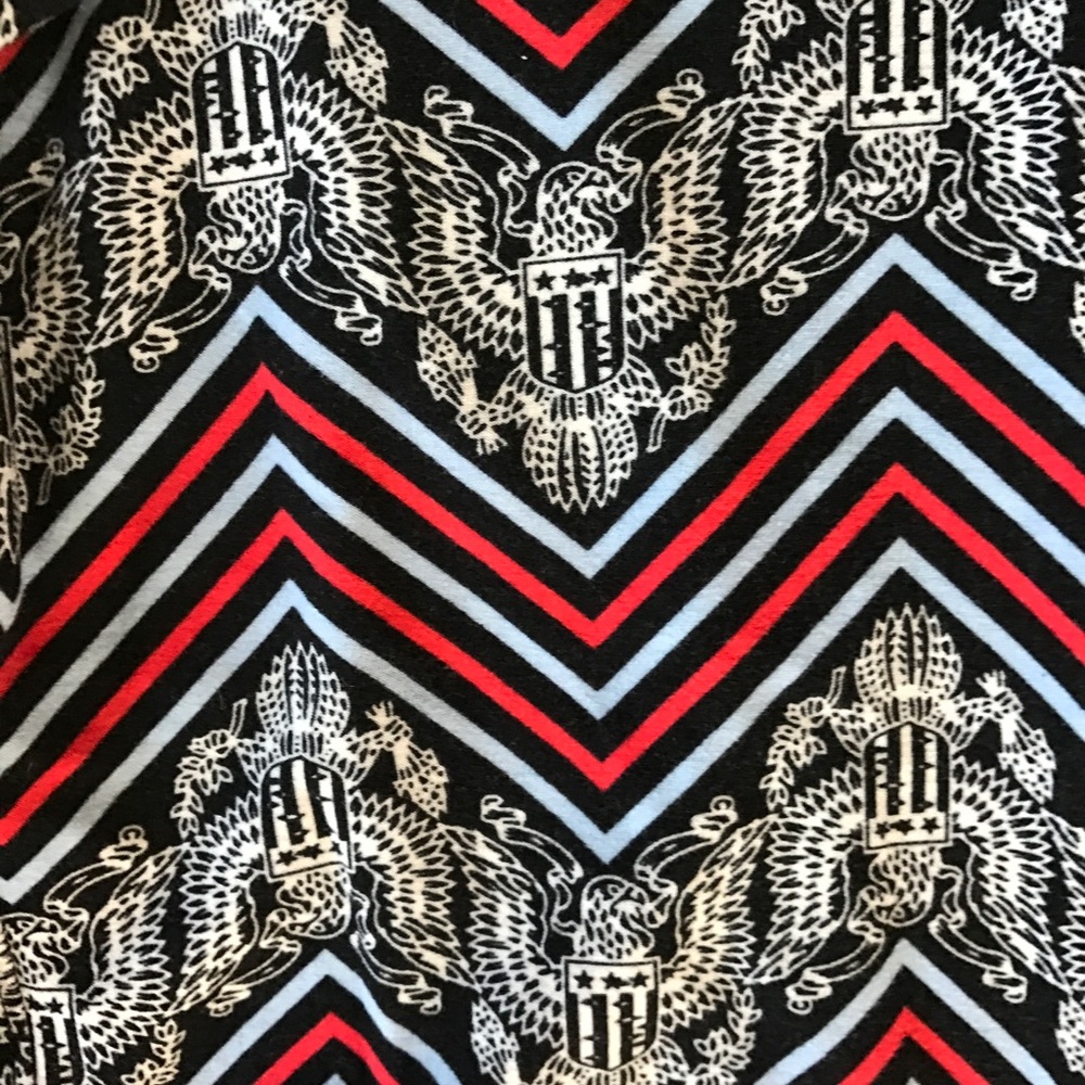 Lularoe OS Americana leggings worn and washed once