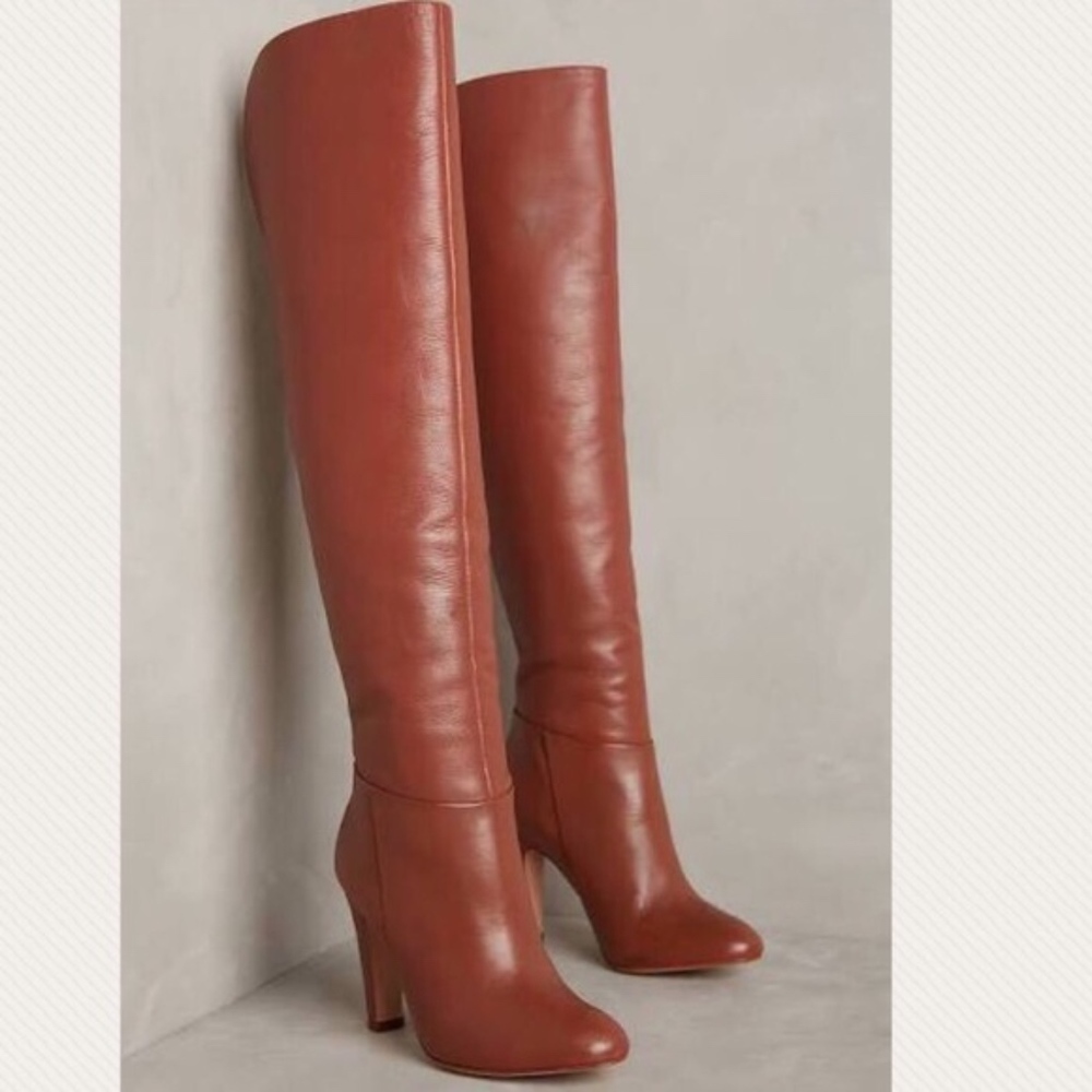 PRICE DROP Candela Cognac Brown Tall Boot