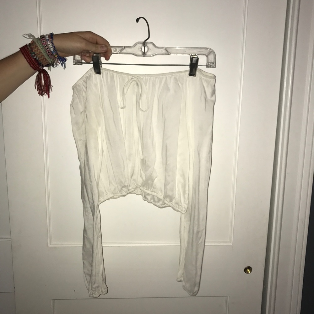 White blouse with bow