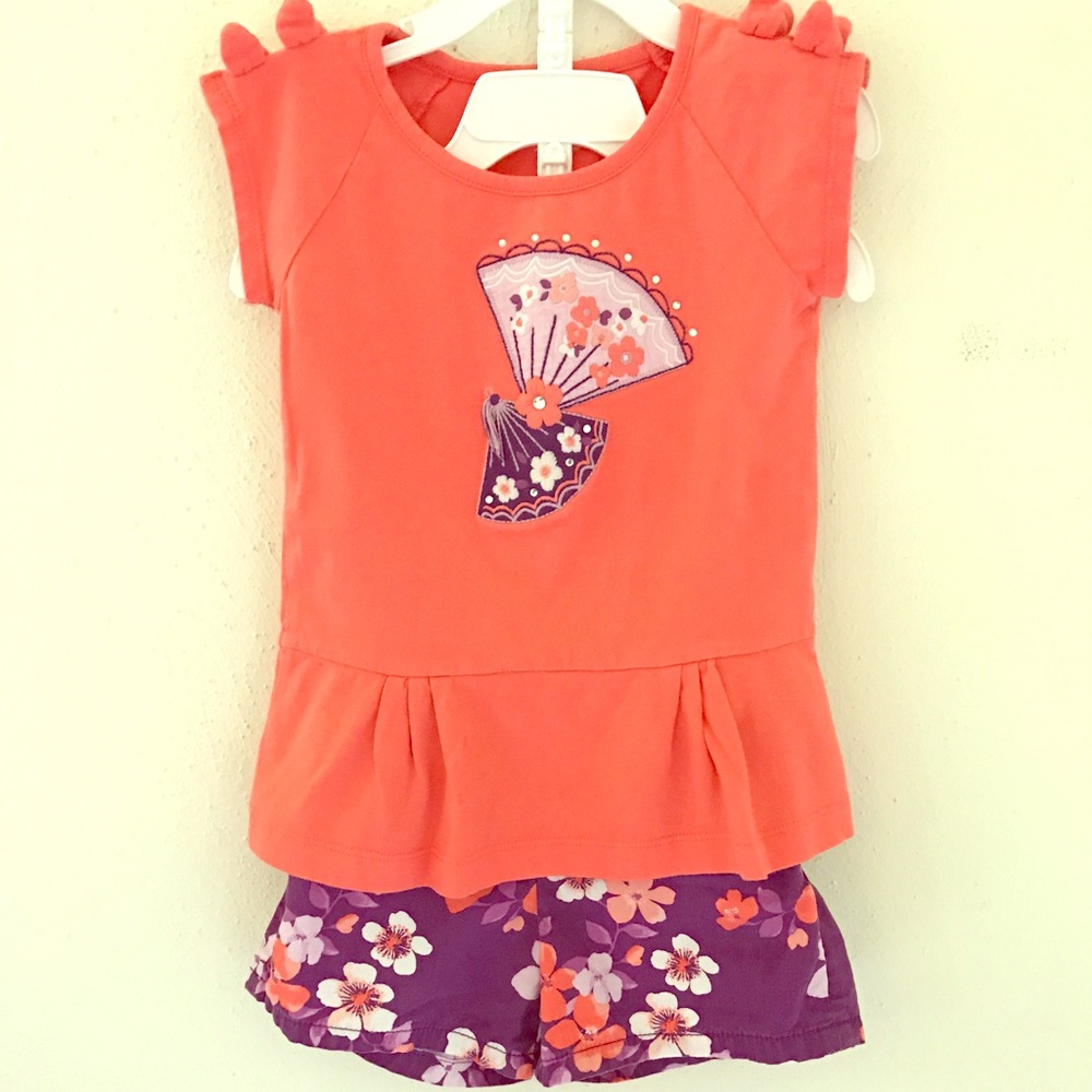 Gymboree shorts and top size 4