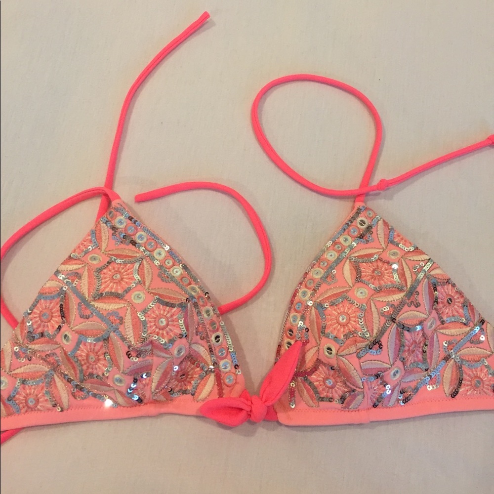 Victoria's Secret Sequin Bikini Top