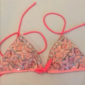 Victoria's Secret Sequin Bikini Top