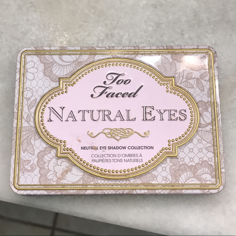 Used Too faced natural eyes pallet