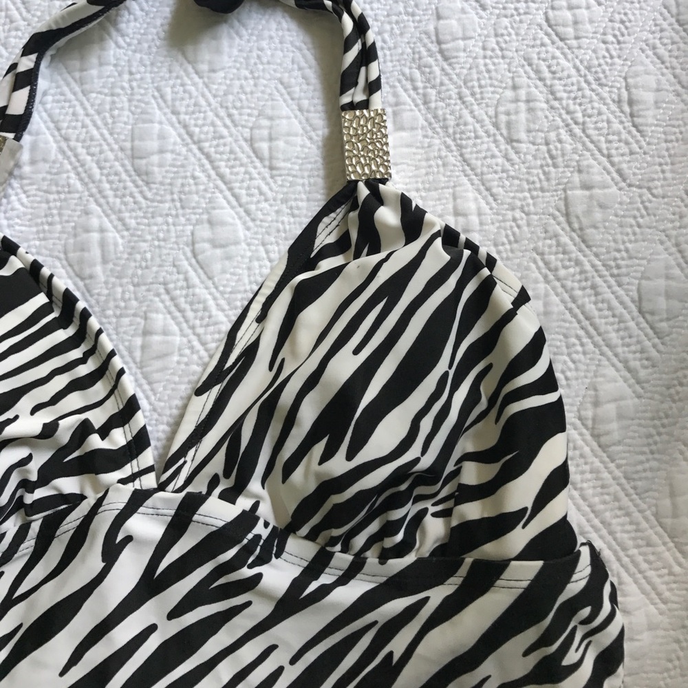 Zebra Tankini Top