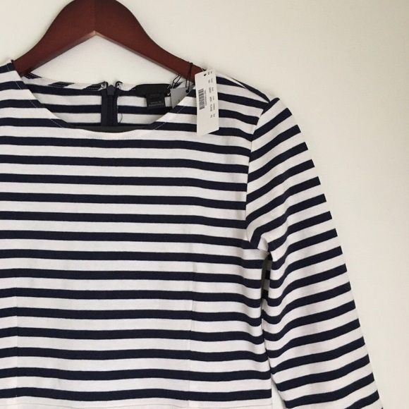 J. Crew Long-Sleeve Striped Dress - Picture 4 of 4