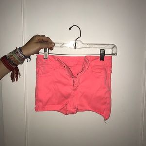 Pink shorts