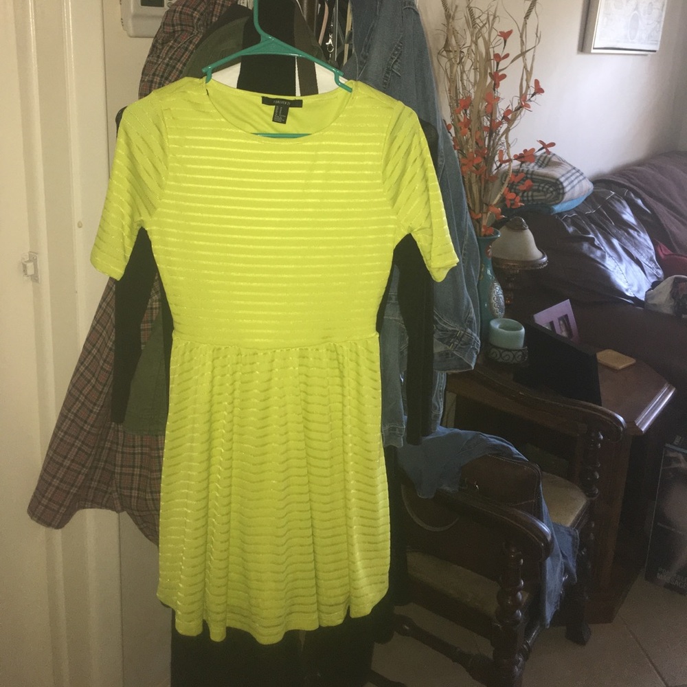 Green Skater Dress