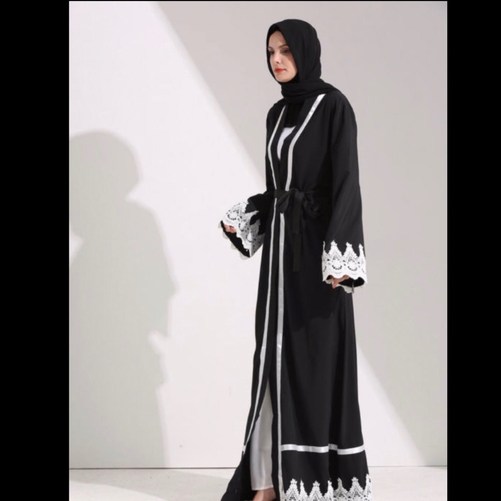 Dubai Style Abaya lace embroidered abaya 56/M