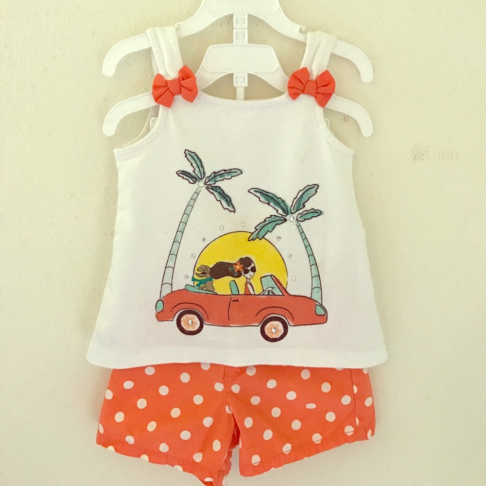 Gymboree shorts and top size 4.