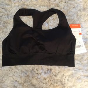 Black sports bra