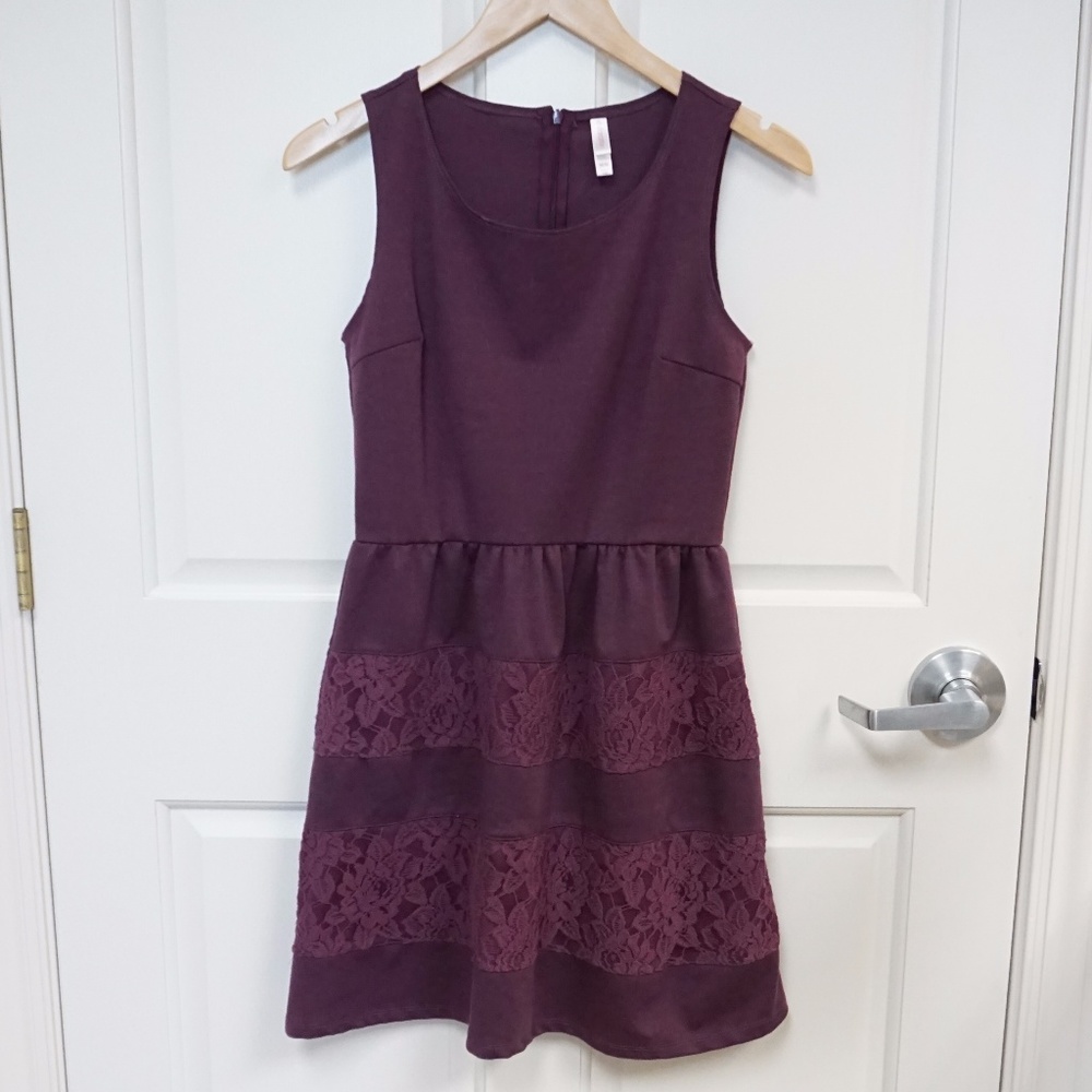 Purple Lace Dress