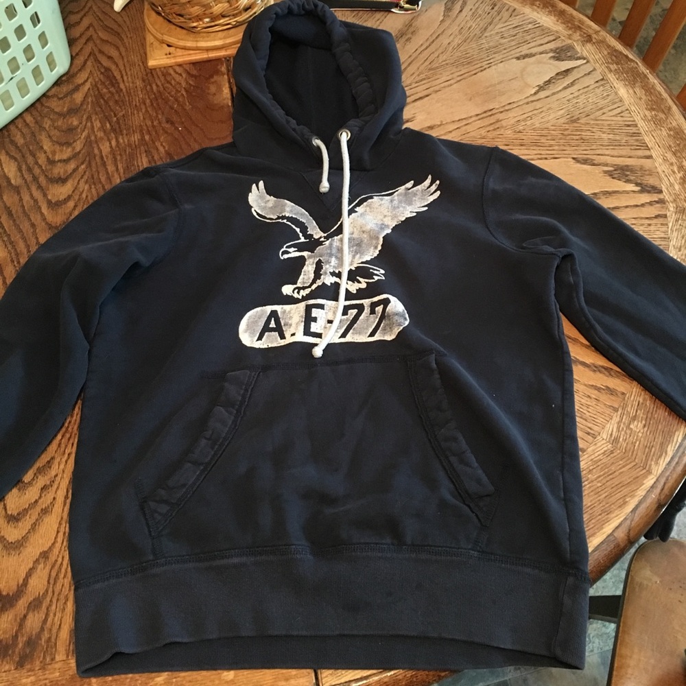 Men's American Eagle navy blue hoodie