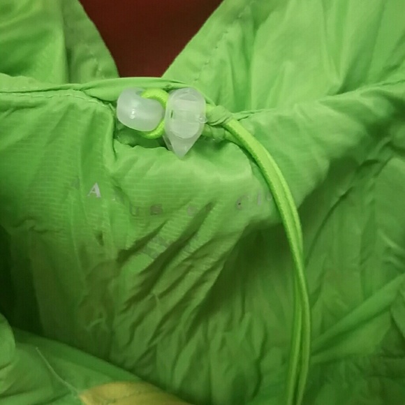 Lime Green Nylon Jacket - Picture 2 of 3