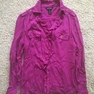 100% Silk Size 12 BHWM Magenta Top. Worn once.