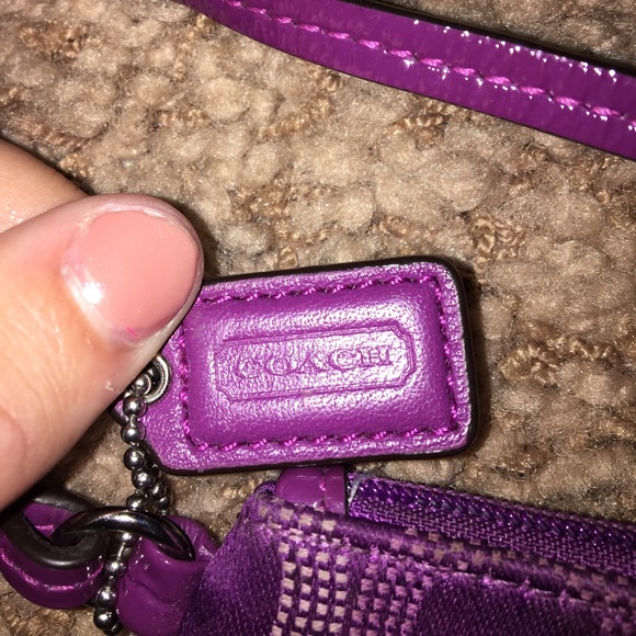 Purple Coach Wristlet !! - Picture 3 of 4