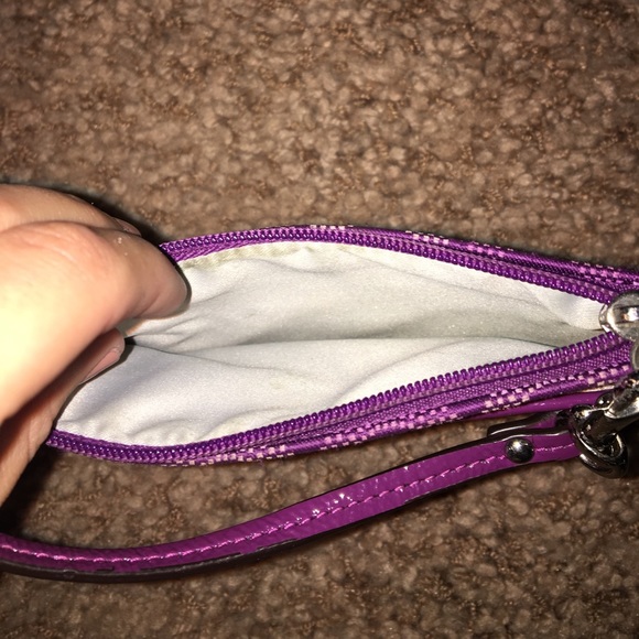 Purple Coach Wristlet !! - Picture 4 of 4