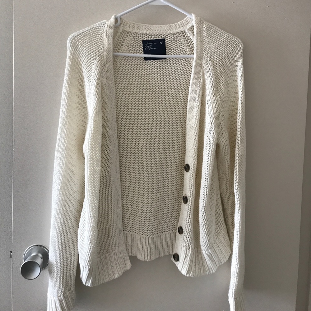 Cream knit sweater