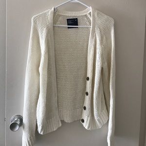 Cream knit sweater