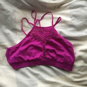 VS Magenta Strappy Bralette