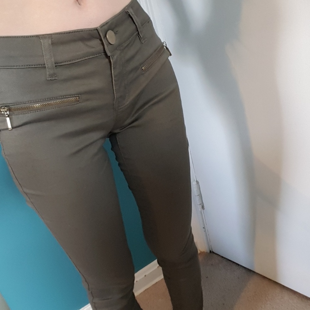 Green Jeggings
