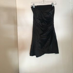 Strapless black cocktail dress size 3